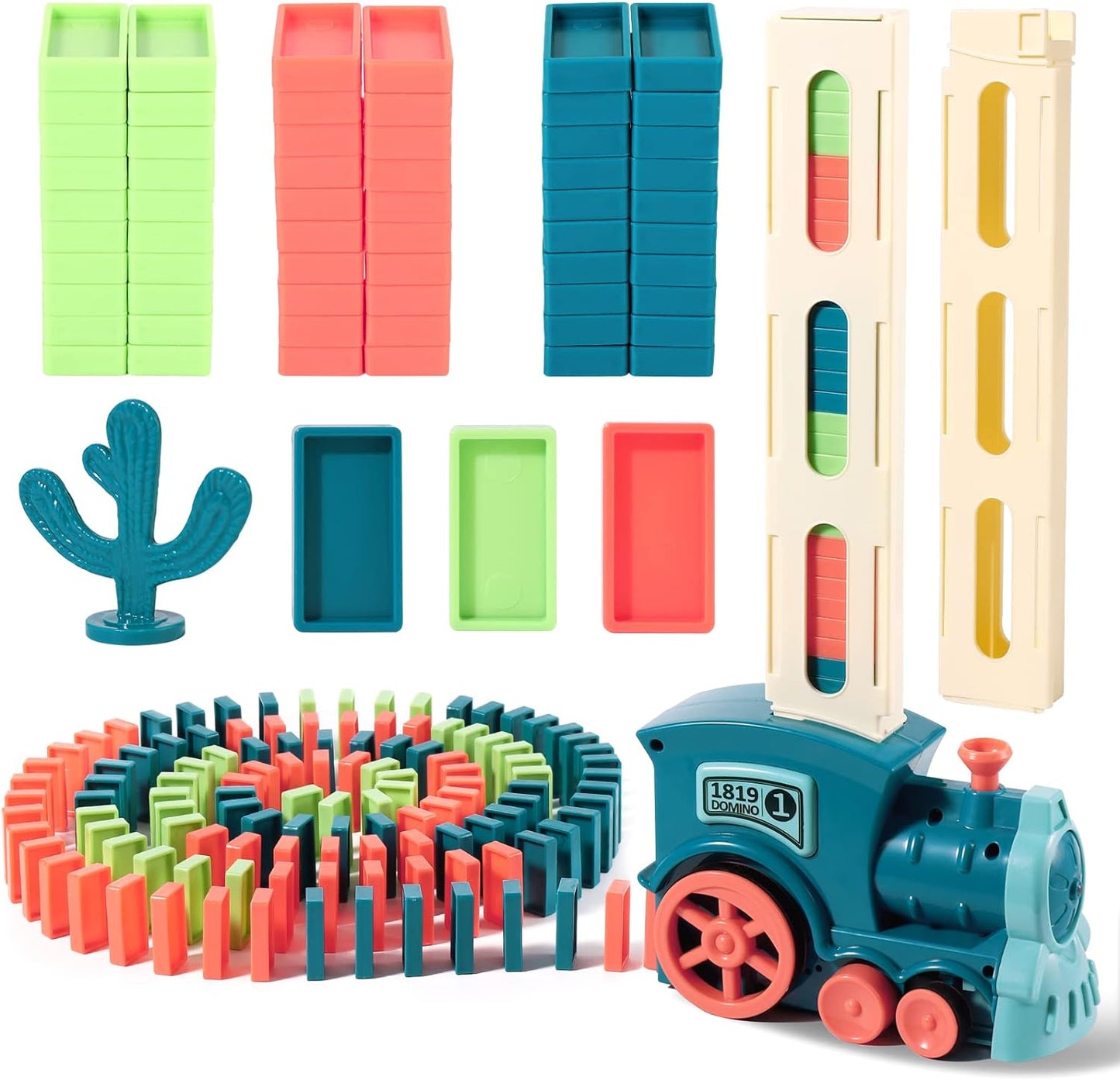 TREN DOMINO DIDACTICO PARA NIÑOS 🚂💥